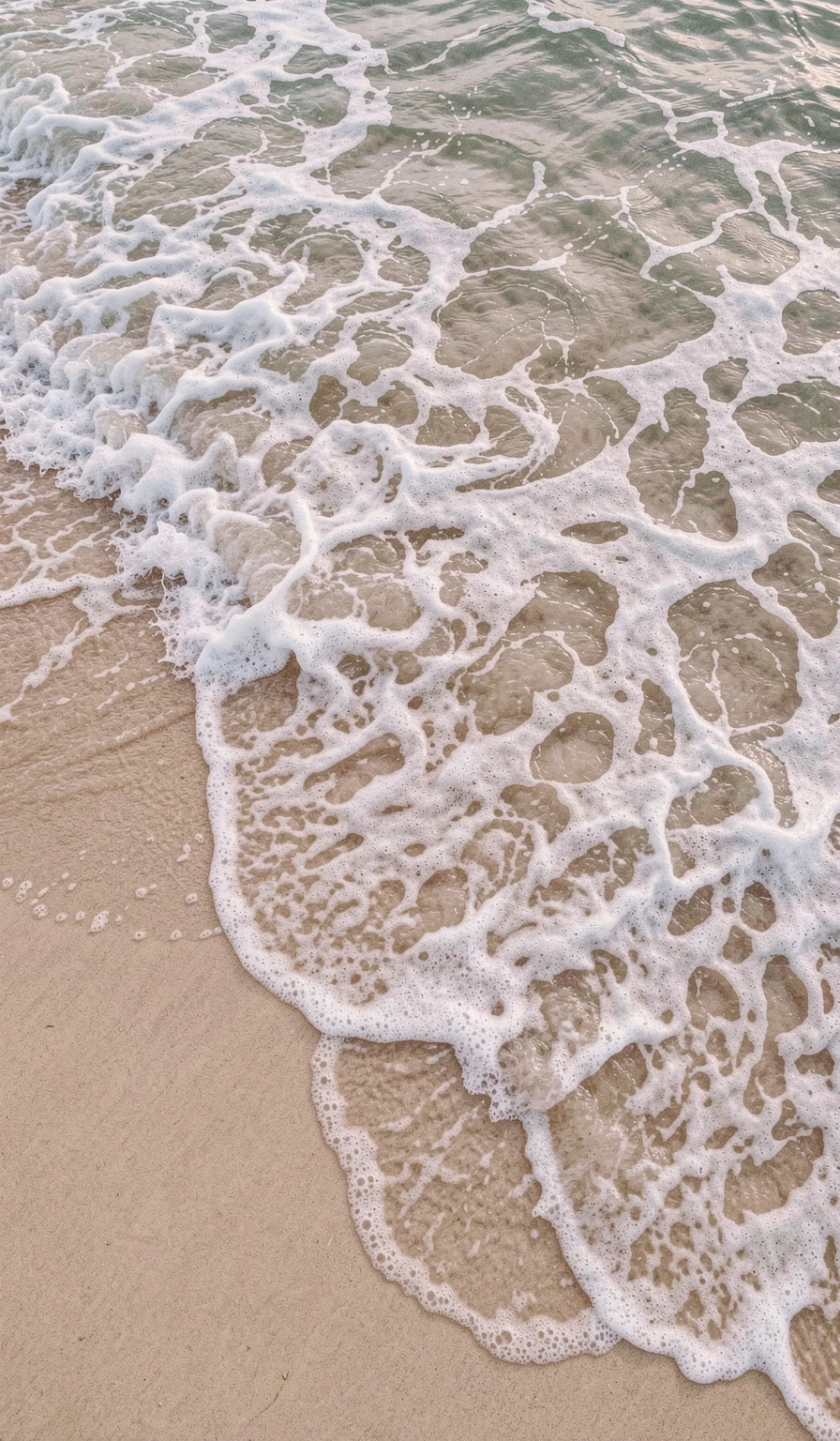 aesthetic wallpaper — ocean foam 4 (free download)