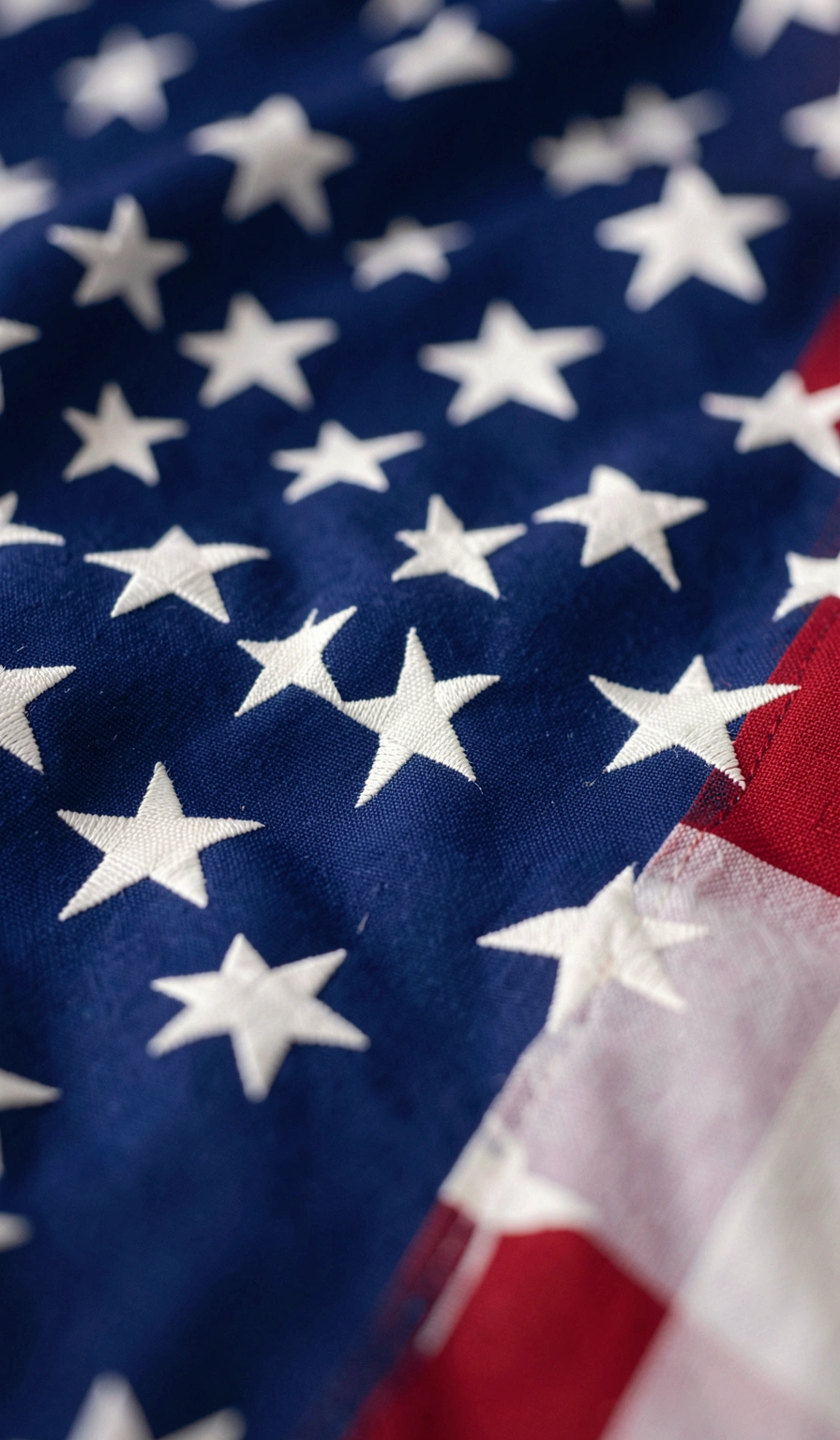 american flag wallpaper — stars macro 3 (free download)