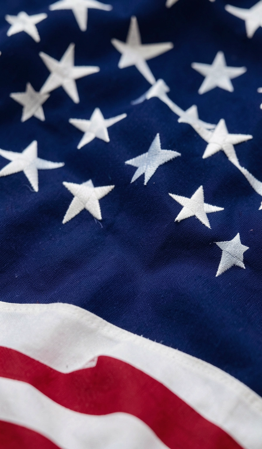 american flag wallpaper — stars macro 4 (free download)