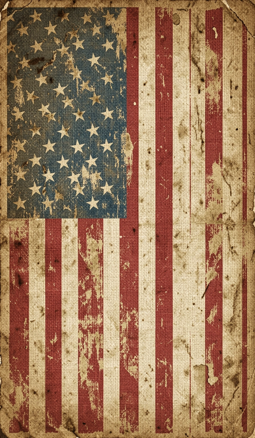 american flag wallpaper — vintage 2 (free download)