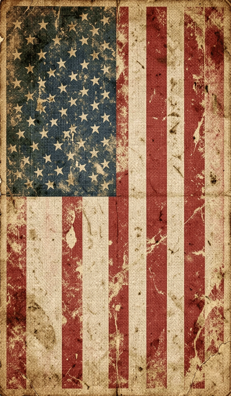 american flag wallpaper — vintage 4 (free download)