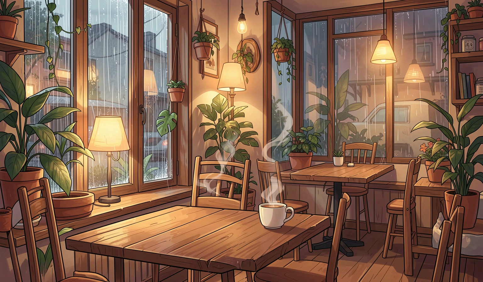 anime background — cozy cafe 3 (free download)
