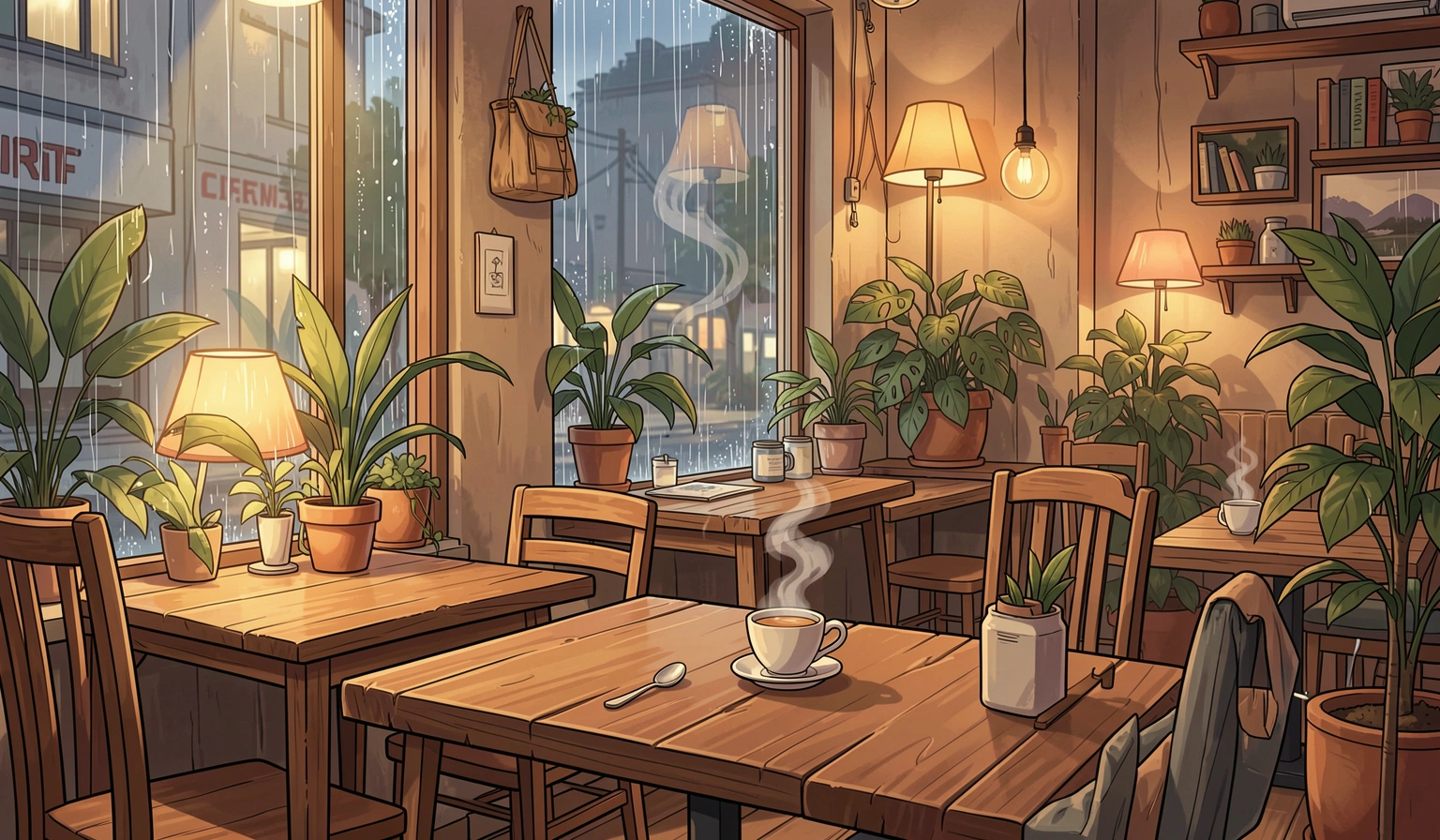 anime background — cozy cafe 4 (free download)