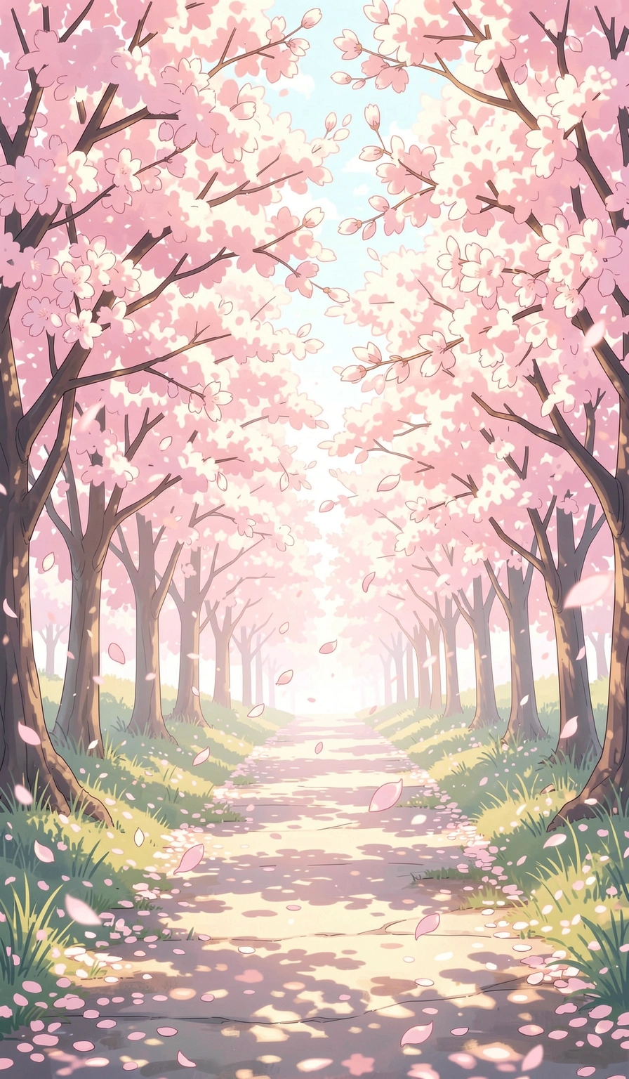 anime wallpaper — cherry blossom 4 (free download)