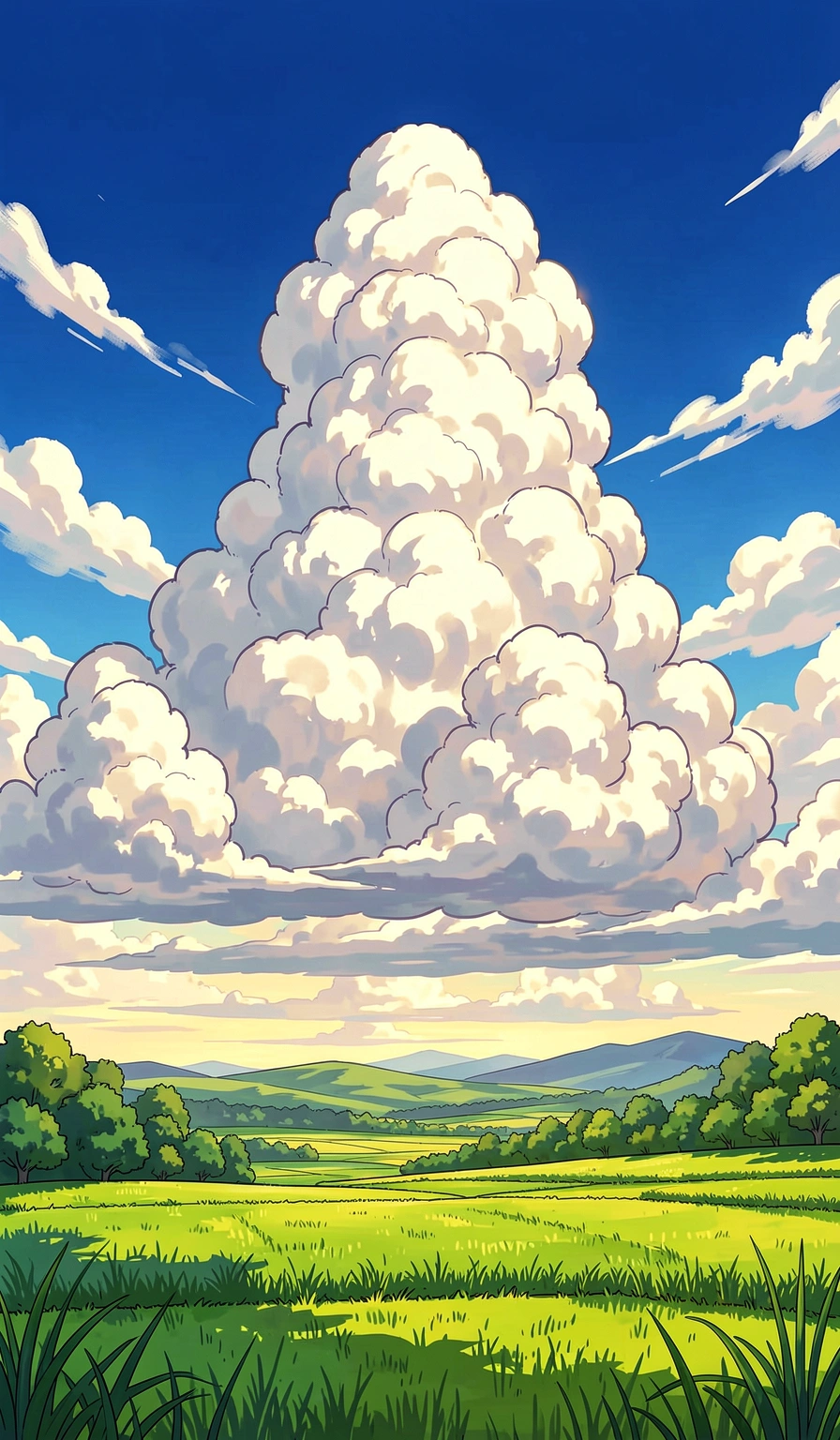 anime wallpaper — sky clouds 2 (free download)