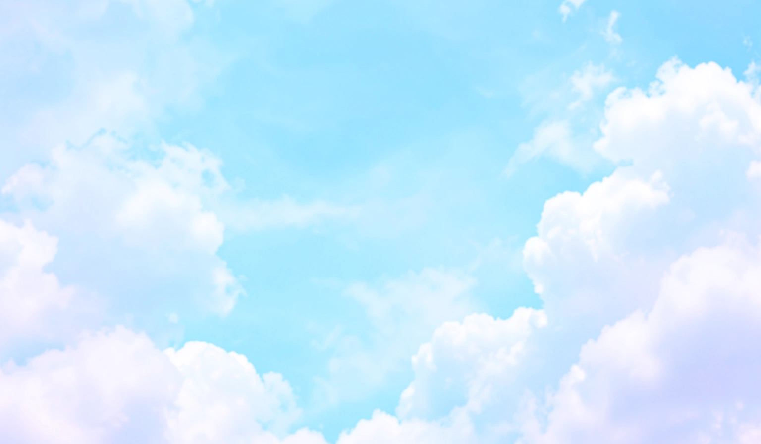 blue background — pastel clouds 1 (free download)