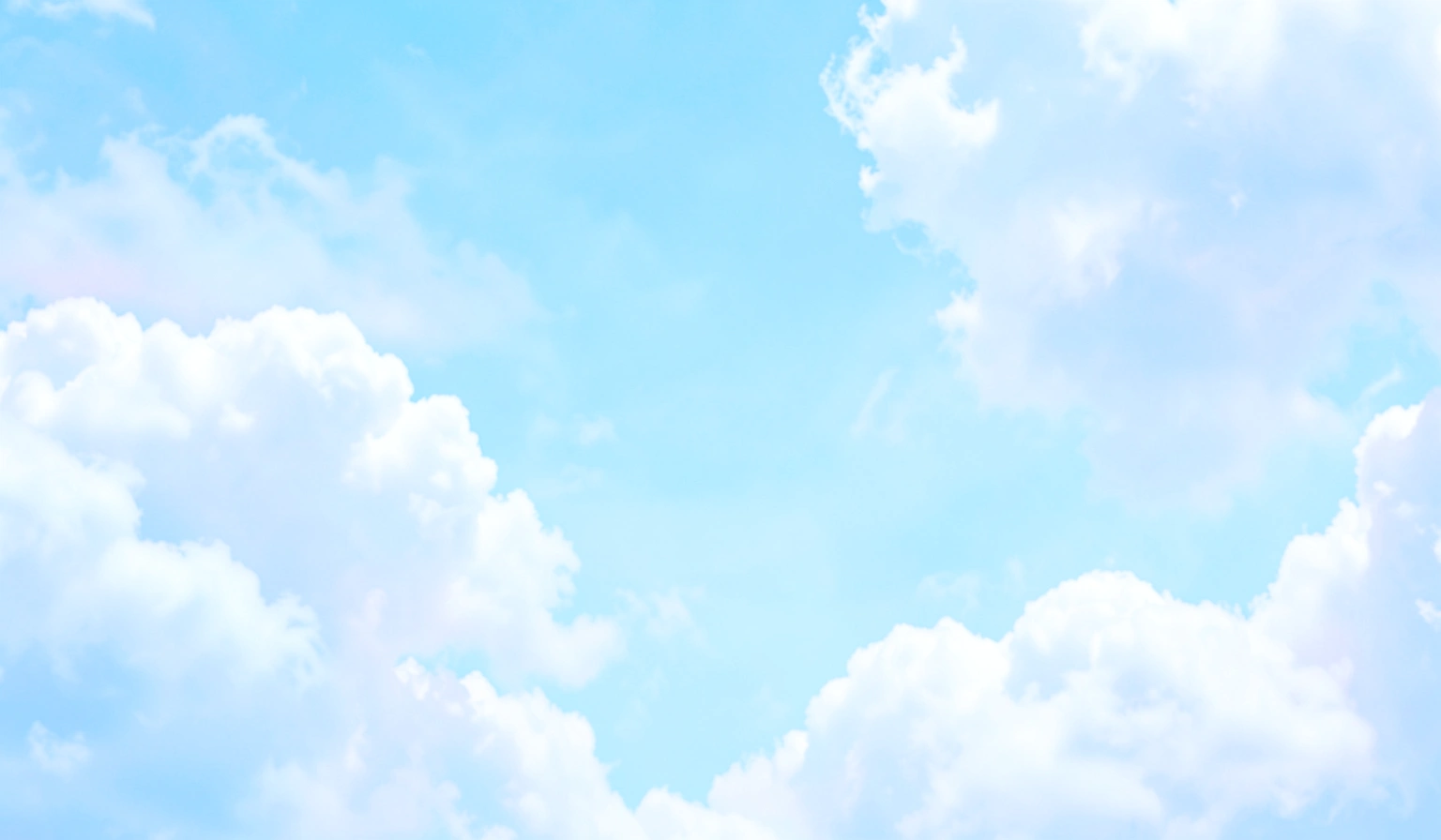 blue background — pastel clouds 3 (free download)