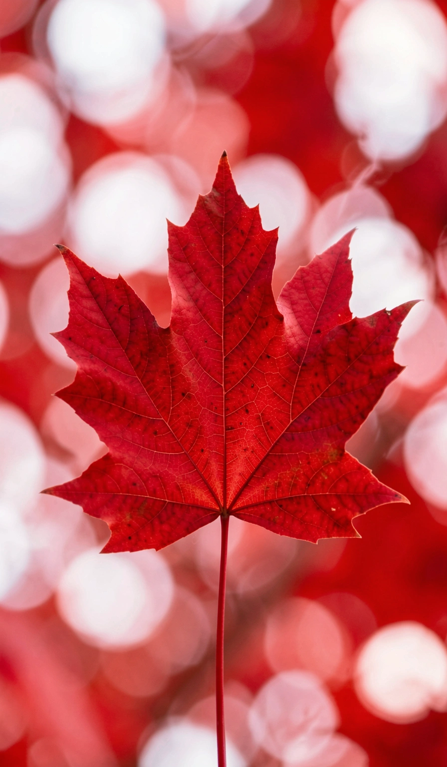 canada flag wallpaper — maple autumn 4 (free download)