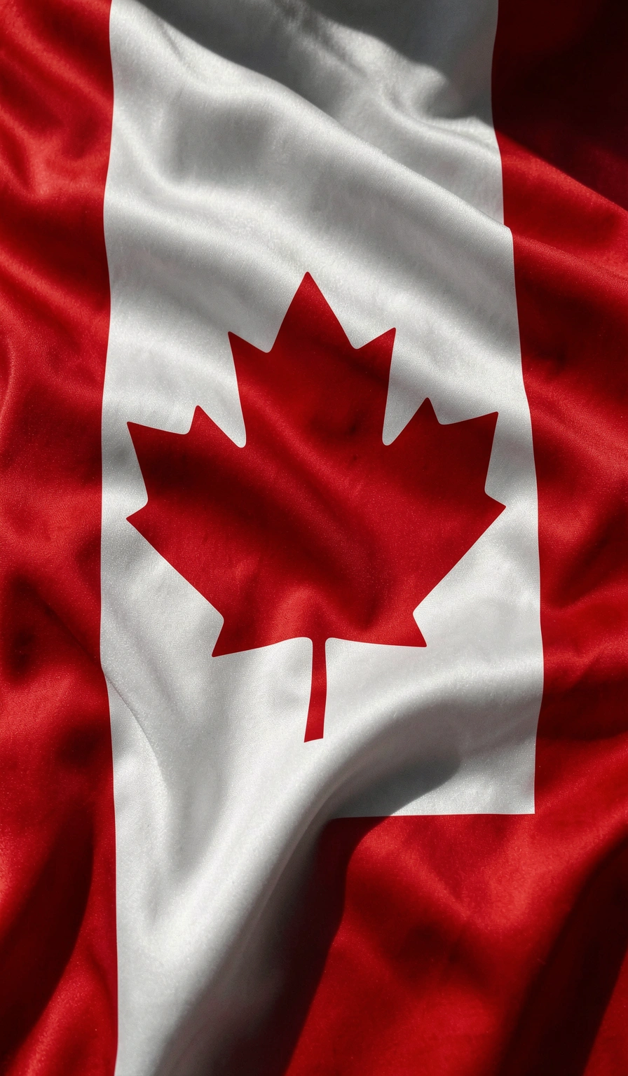 canada flag wallpaper — maple silk 4 (free download)