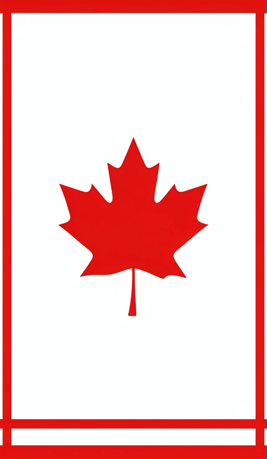 canada flag wallpaper — minimal 1 (free download)