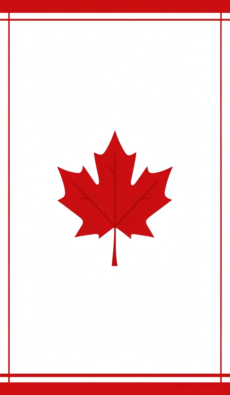 canada flag wallpaper — minimal 3 (free download)