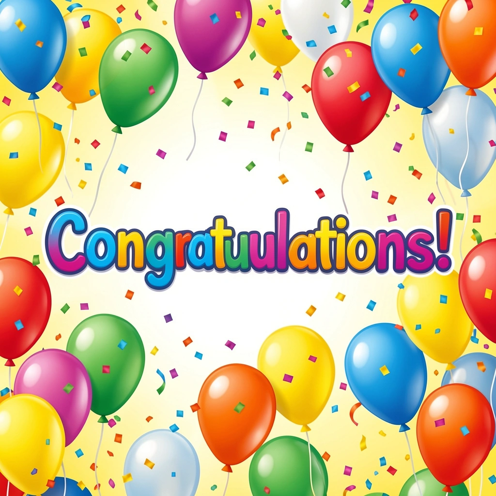 congratulations images — balloons 3 (free download)