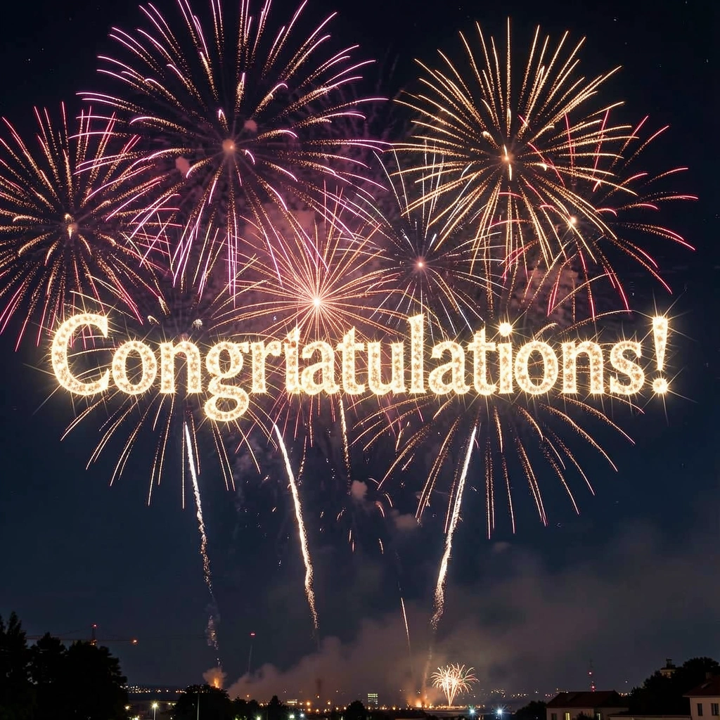 congratulations images — fireworks 2 (free download)