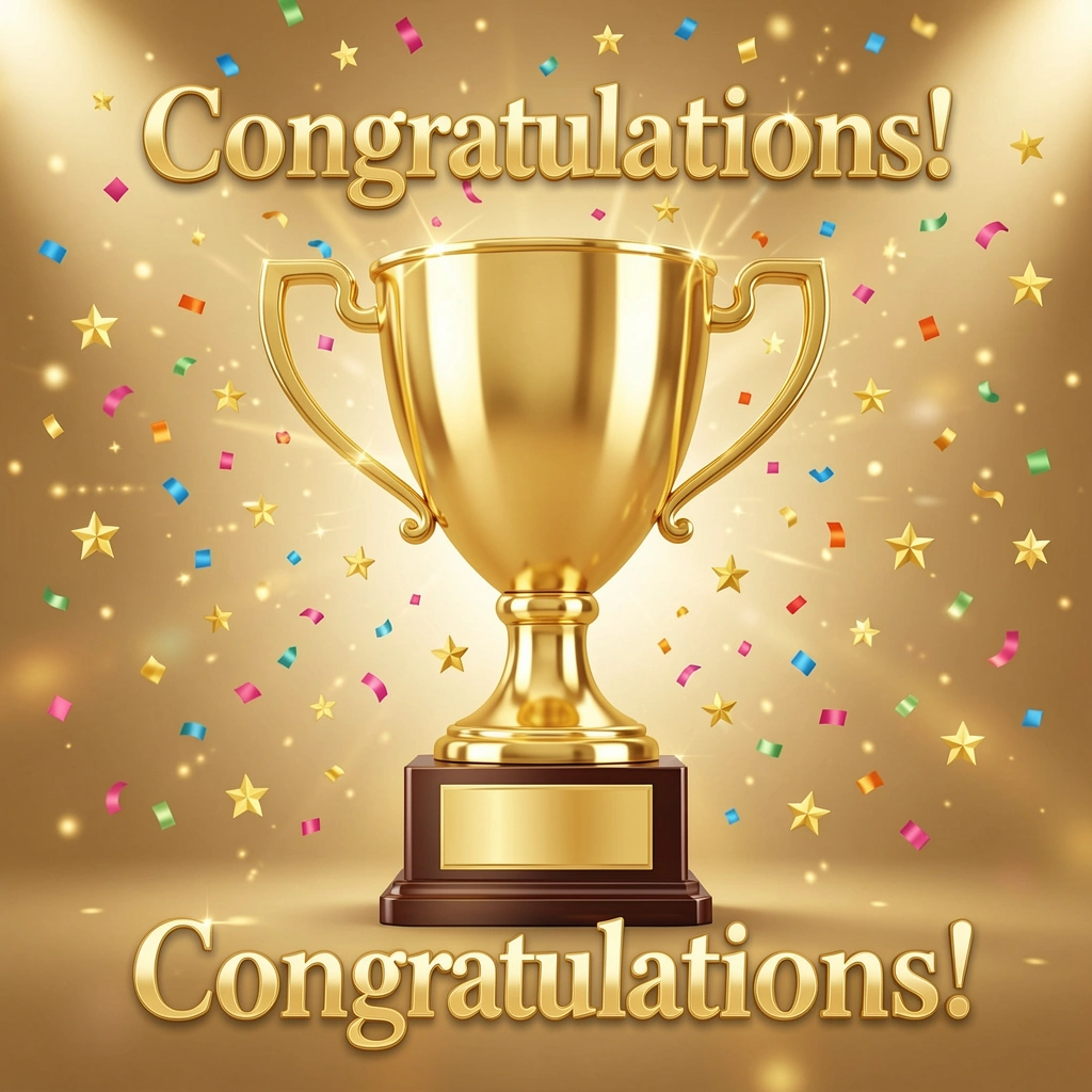 congratulations images — trophy stars 1 (free download)