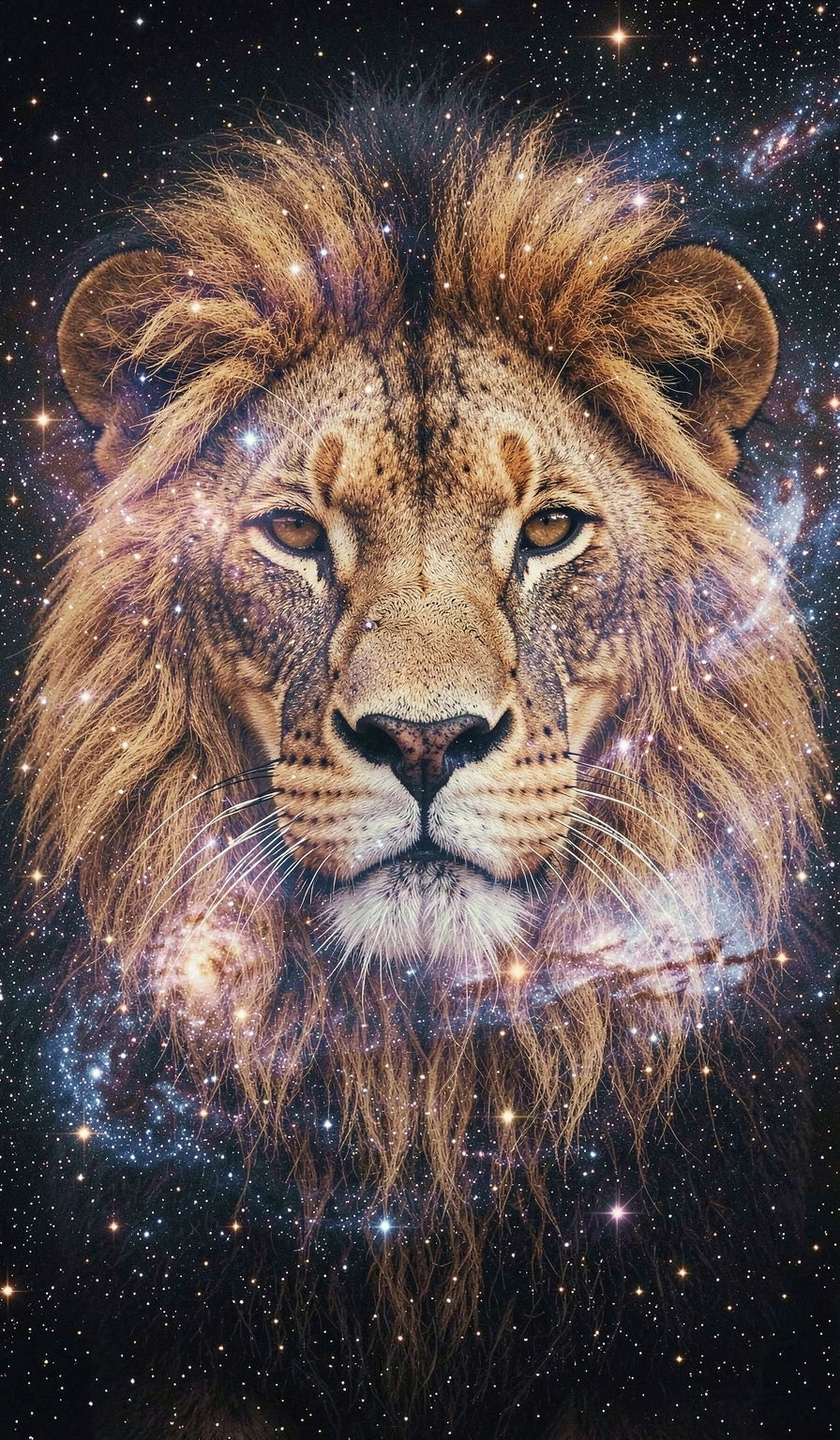cool wallpapers — lion galaxy 2 (free download)