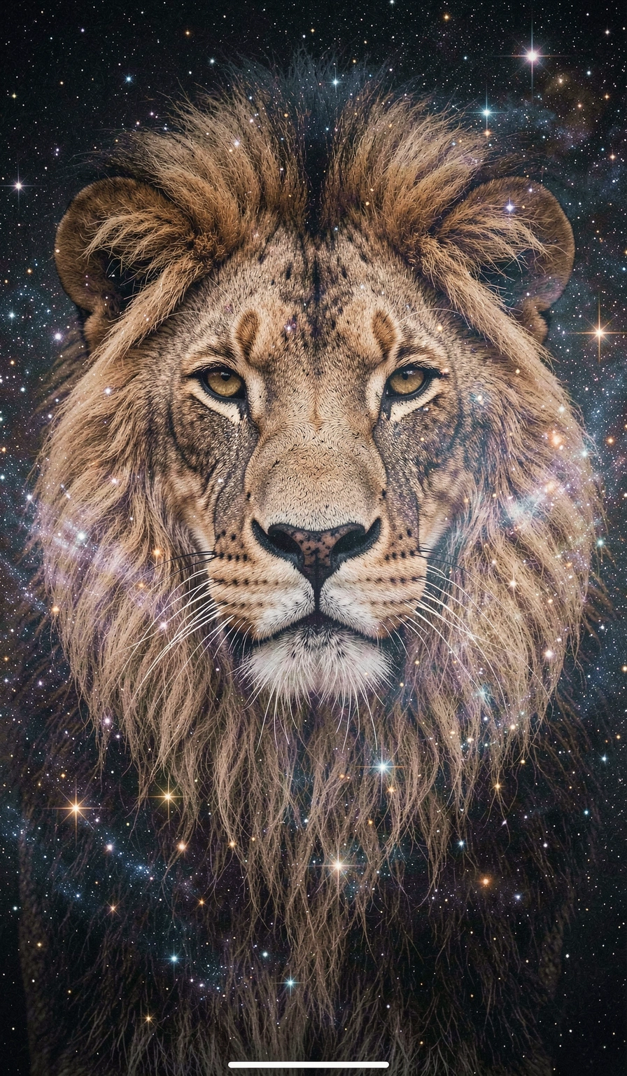 cool wallpapers — lion galaxy 4 (free download)