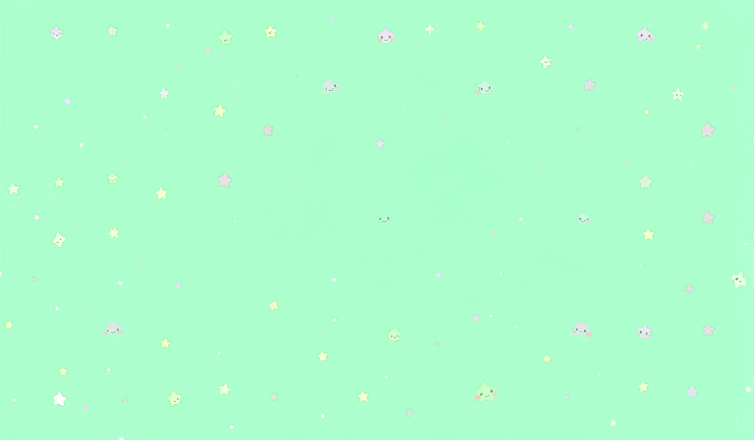 cute background — stars mint 3 (free download)
