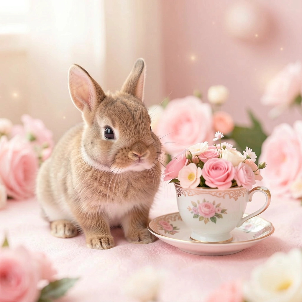 cute pictures — bunny teacup 3 (free download)