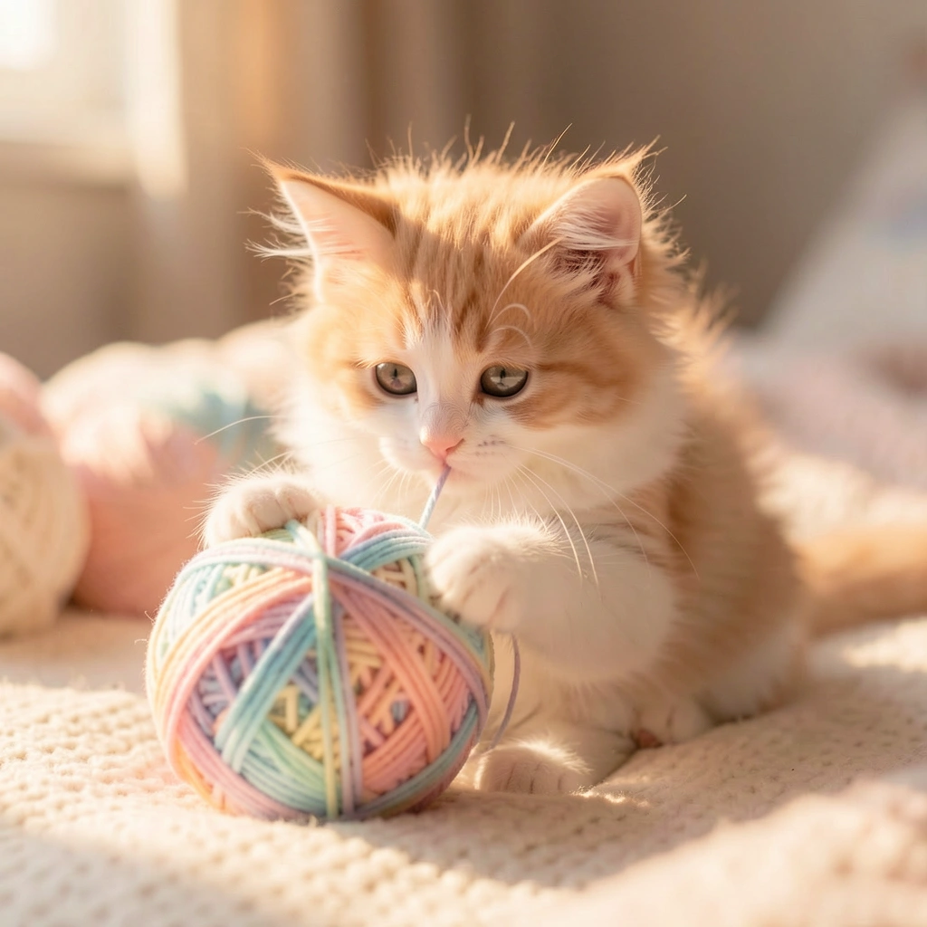 cute pictures — kitten yarn 1 (free download)