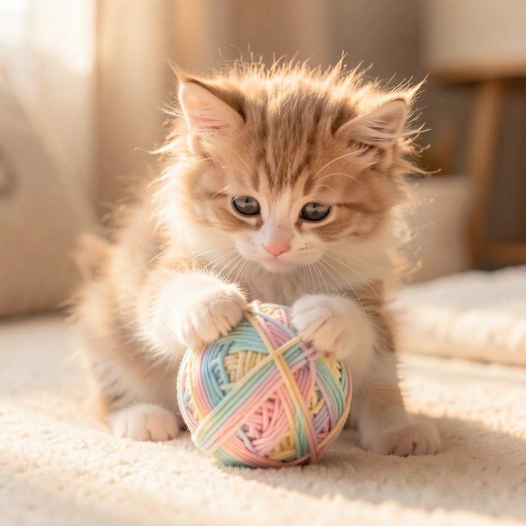 cute pictures — kitten yarn 3 (free download)