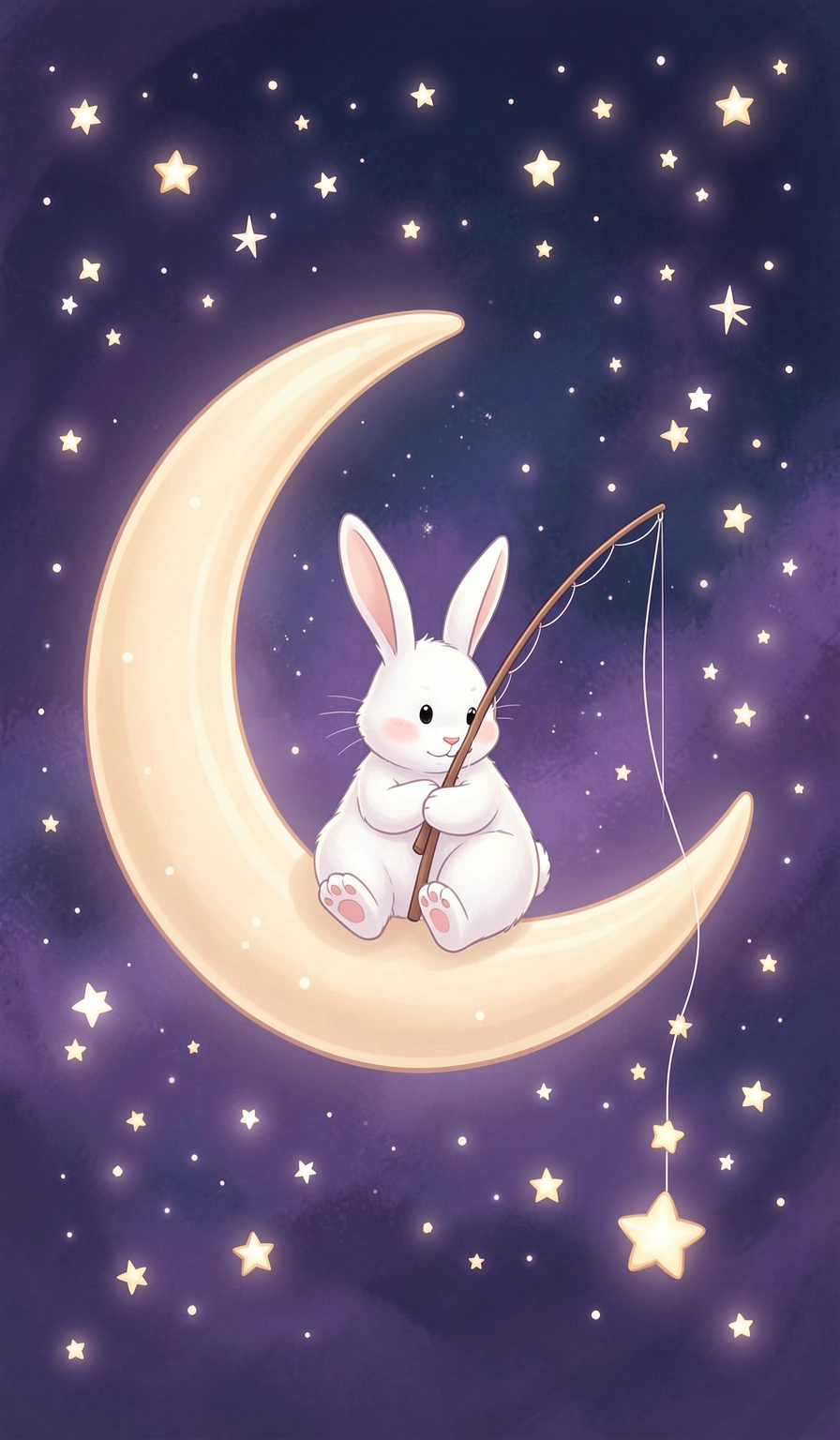 cute wallpapers — bunny moon 3 (free download)