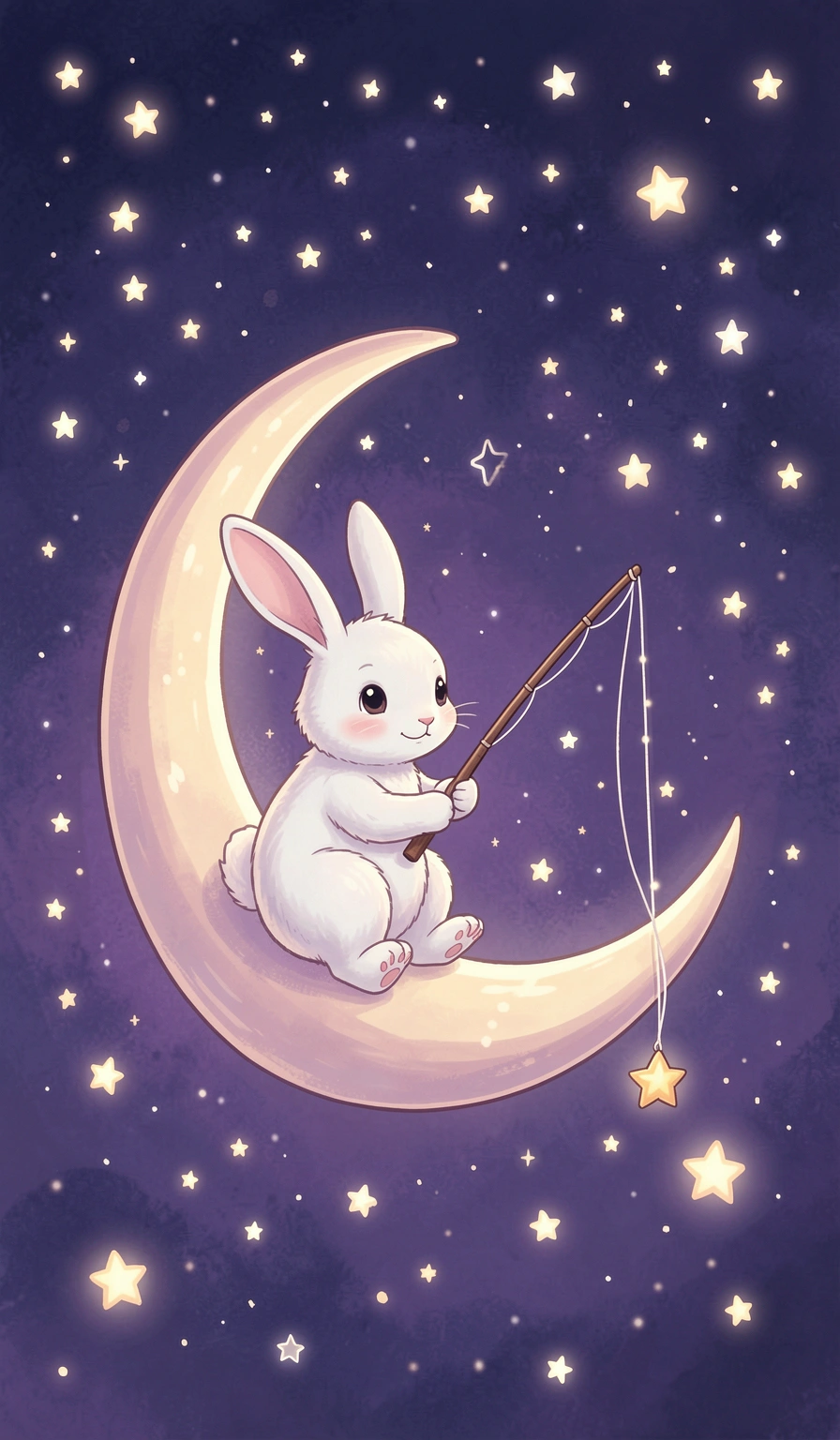 cute wallpapers — bunny moon 4 (free download)