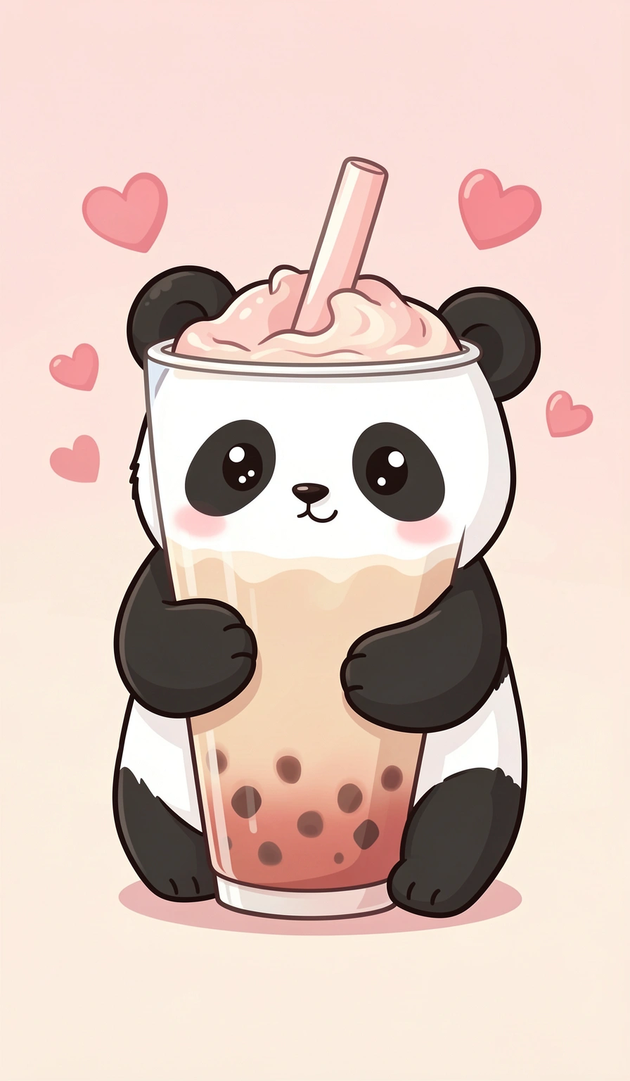 cute wallpapers — panda boba 3 (free download)