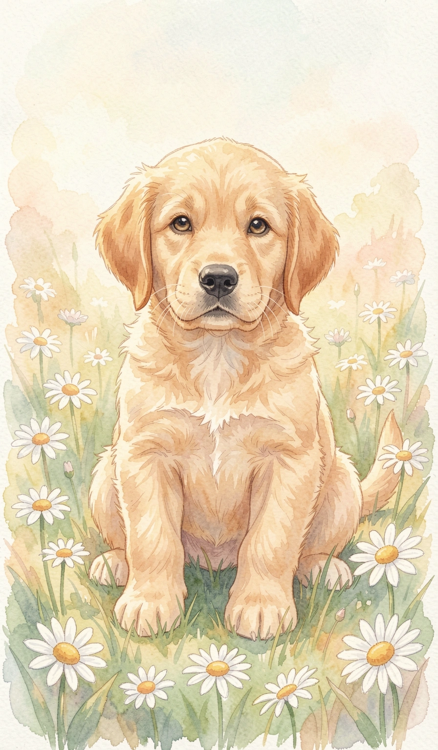 cute wallpapers — puppy flowers 3 (free download)