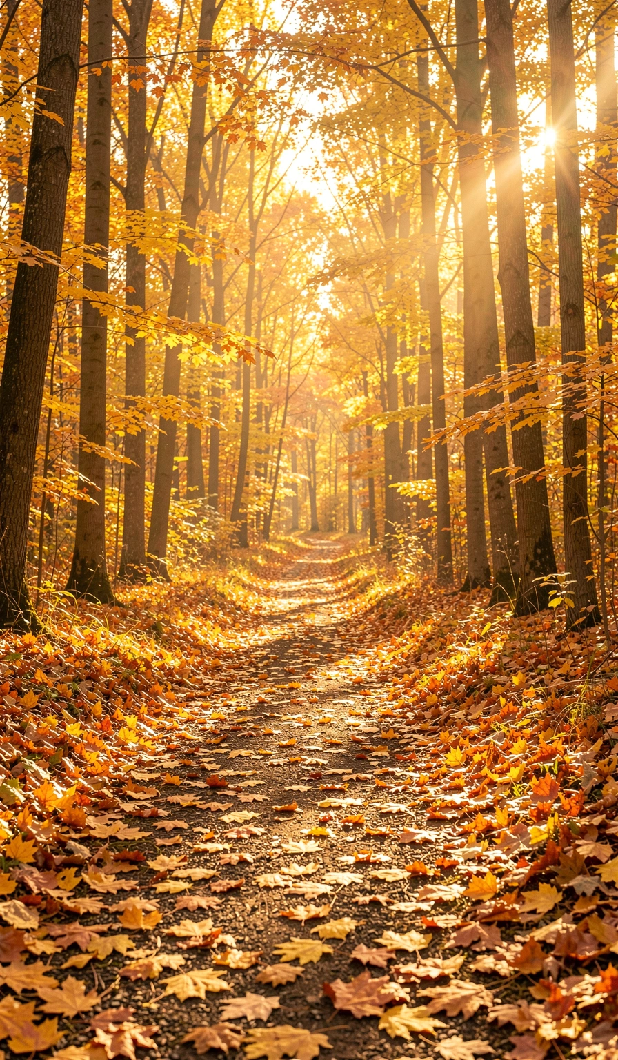 fall wallpaper — maple path 4 (free download)
