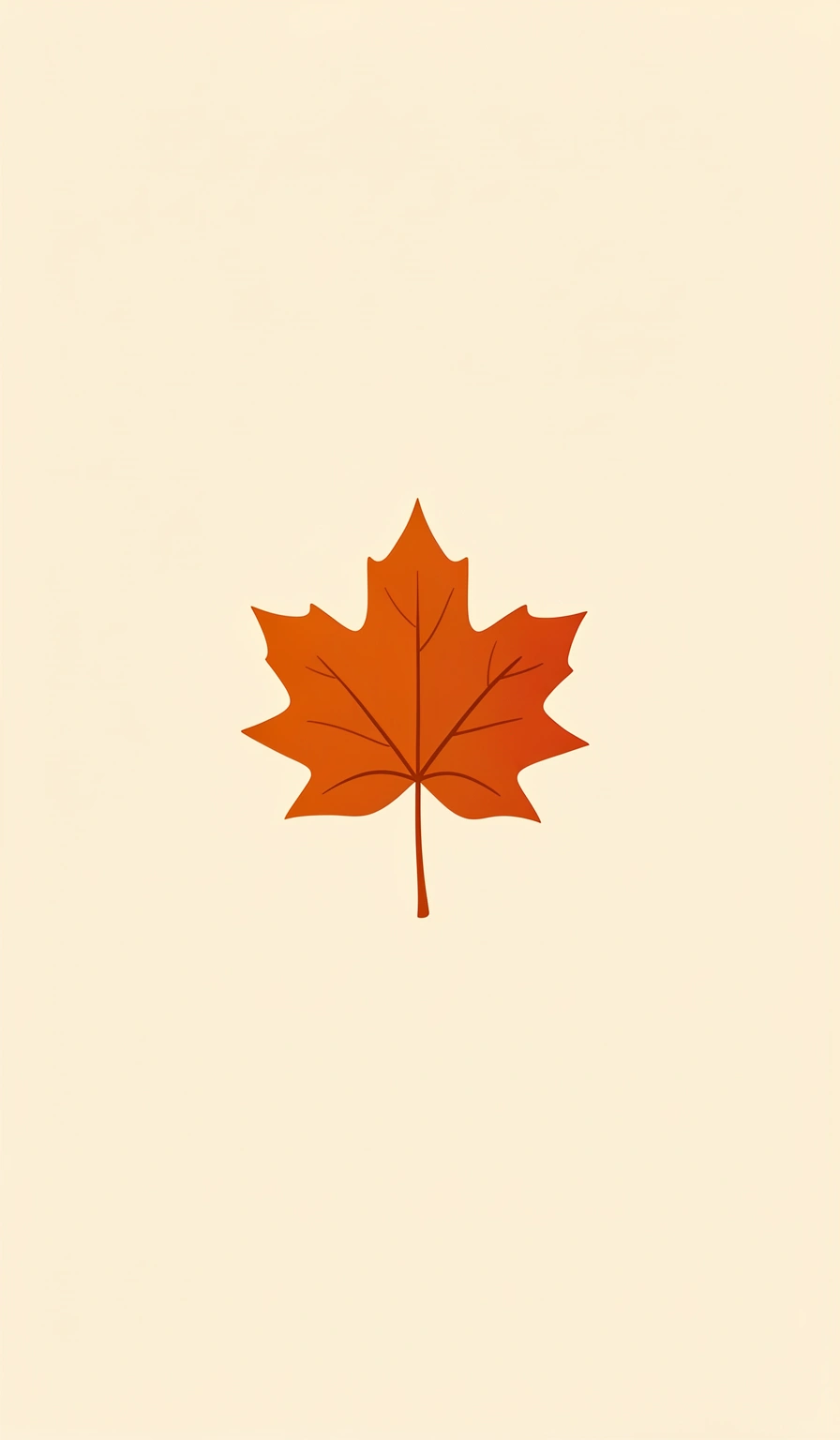 fall wallpaper — orange minimal 1 (free download)
