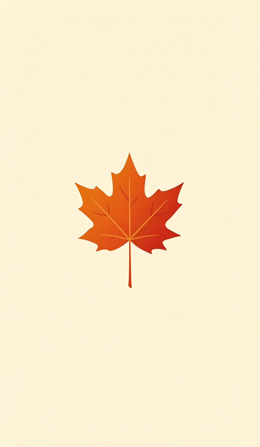 fall wallpaper — orange minimal 3 (free download)