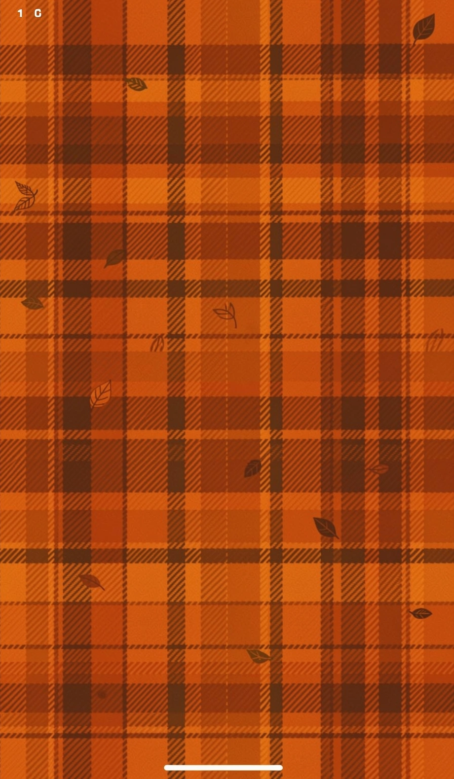 fall wallpaper — plaid leaves 1 (free download)