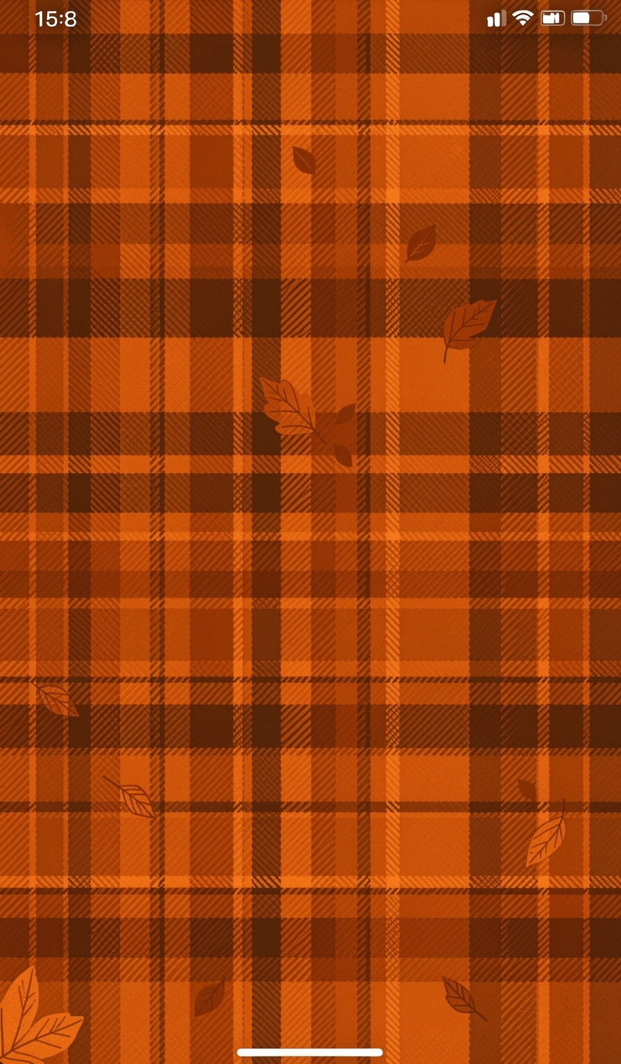 fall wallpaper — plaid leaves 3 (free download)