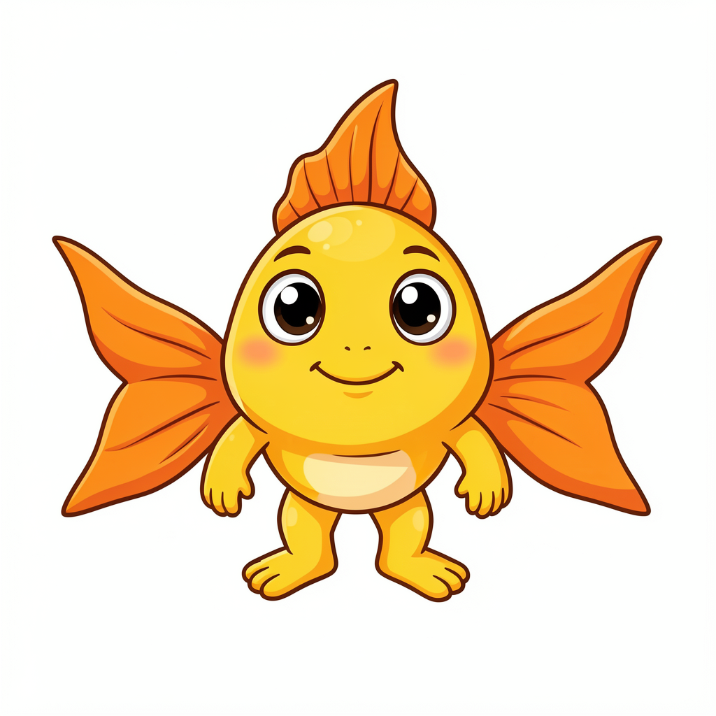 fish clipart — goldfish cartoon 3 (free download)