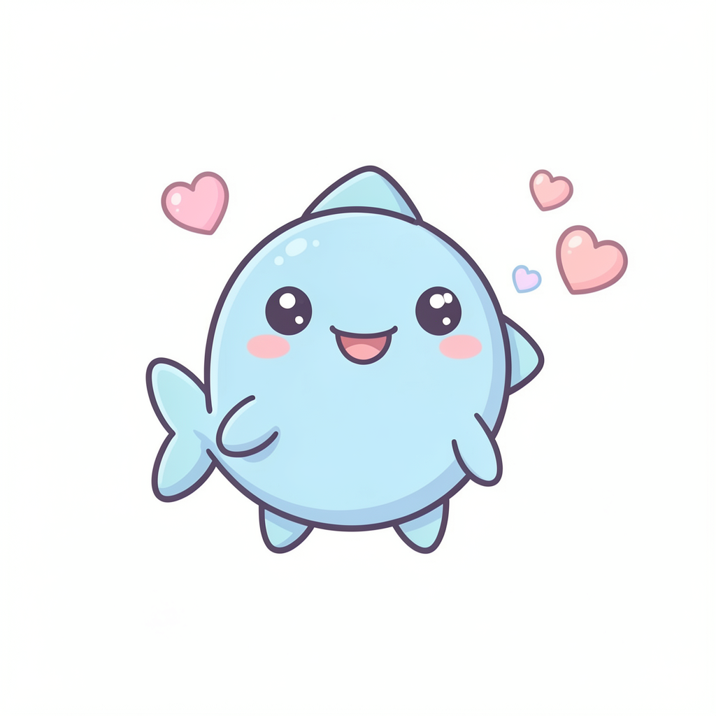 fish clipart — kawaii fish 2 (free download)
