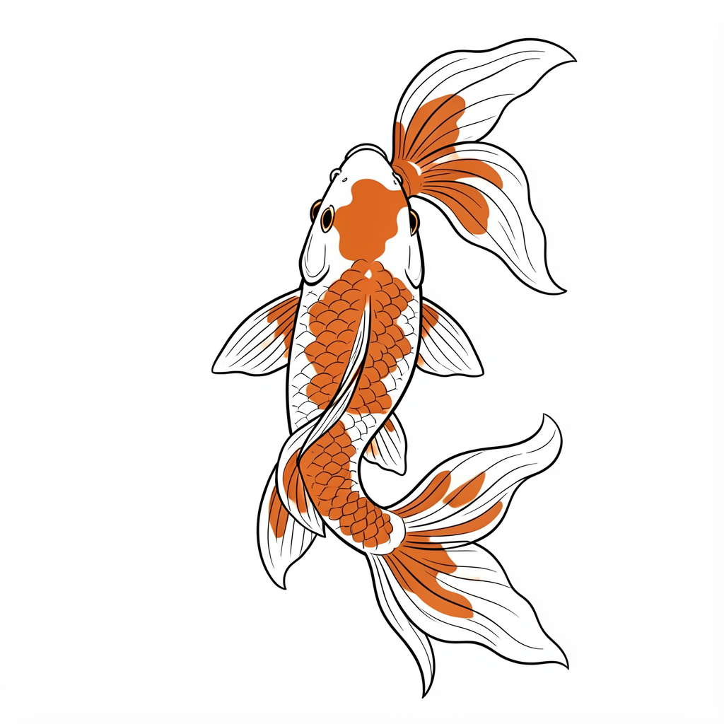 fish clipart — koi art 2 (free download)