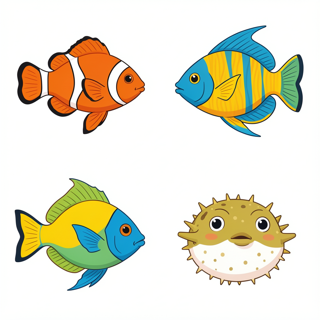 fish clipart — tropical set 2 (free download)