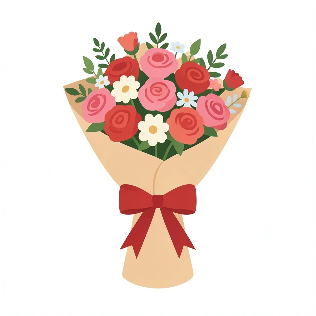 flower clipart — bouquet 1 (free download)