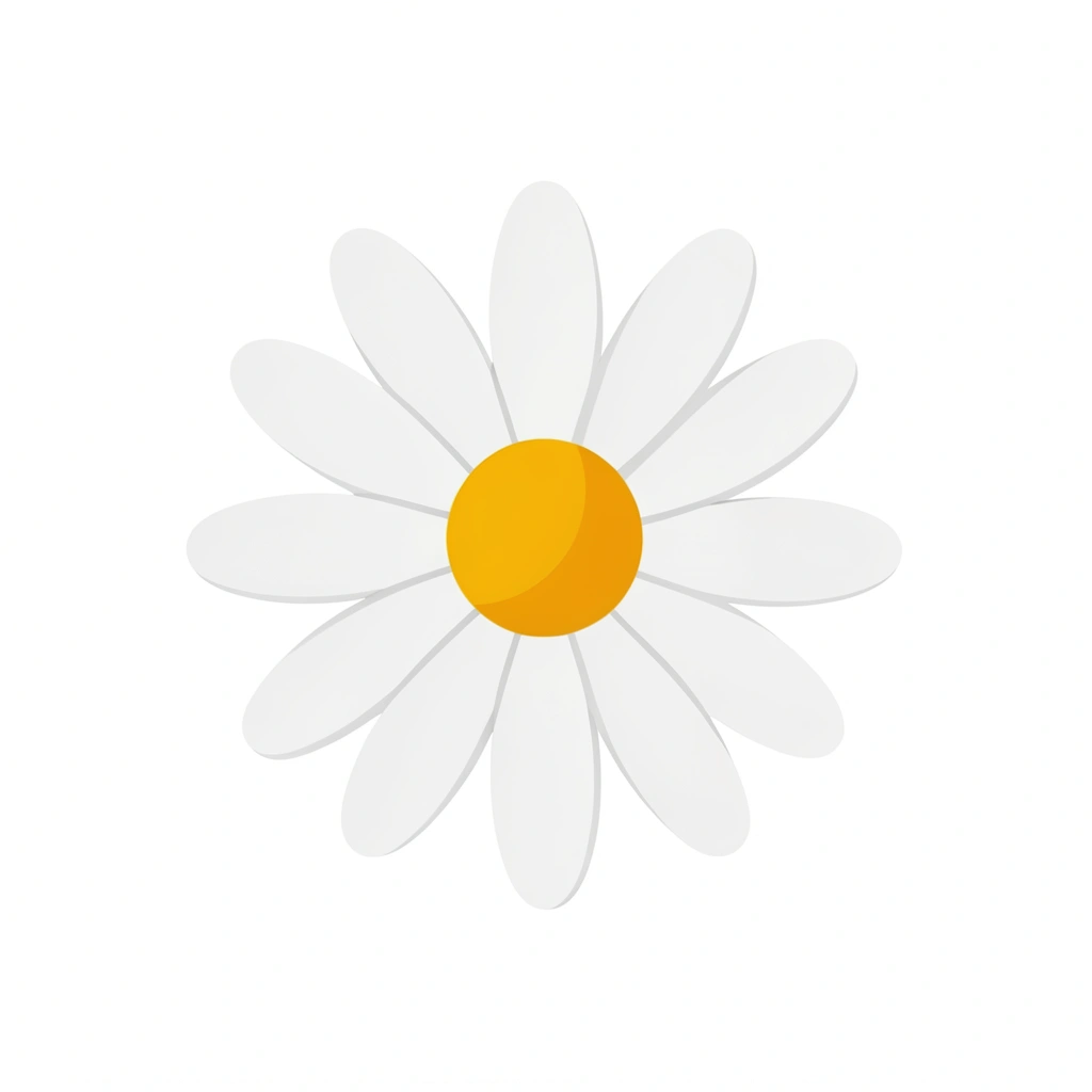 flower clipart — daisy 1 (free download)