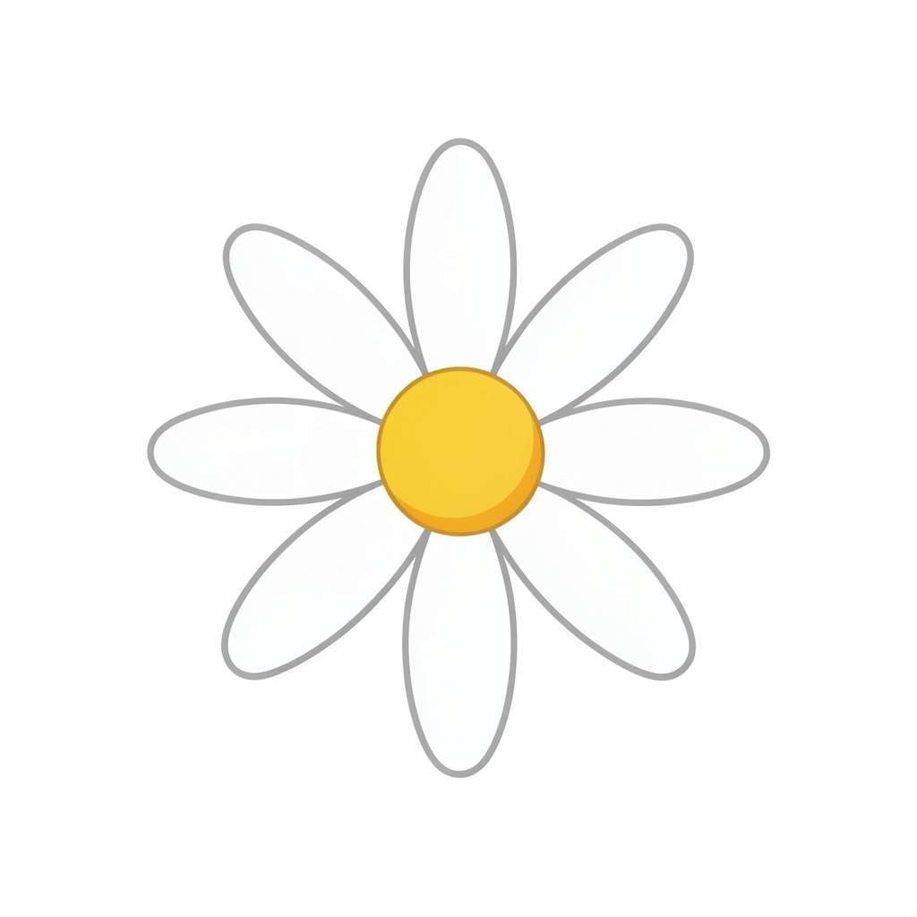 flower clipart — daisy 2 (free download)