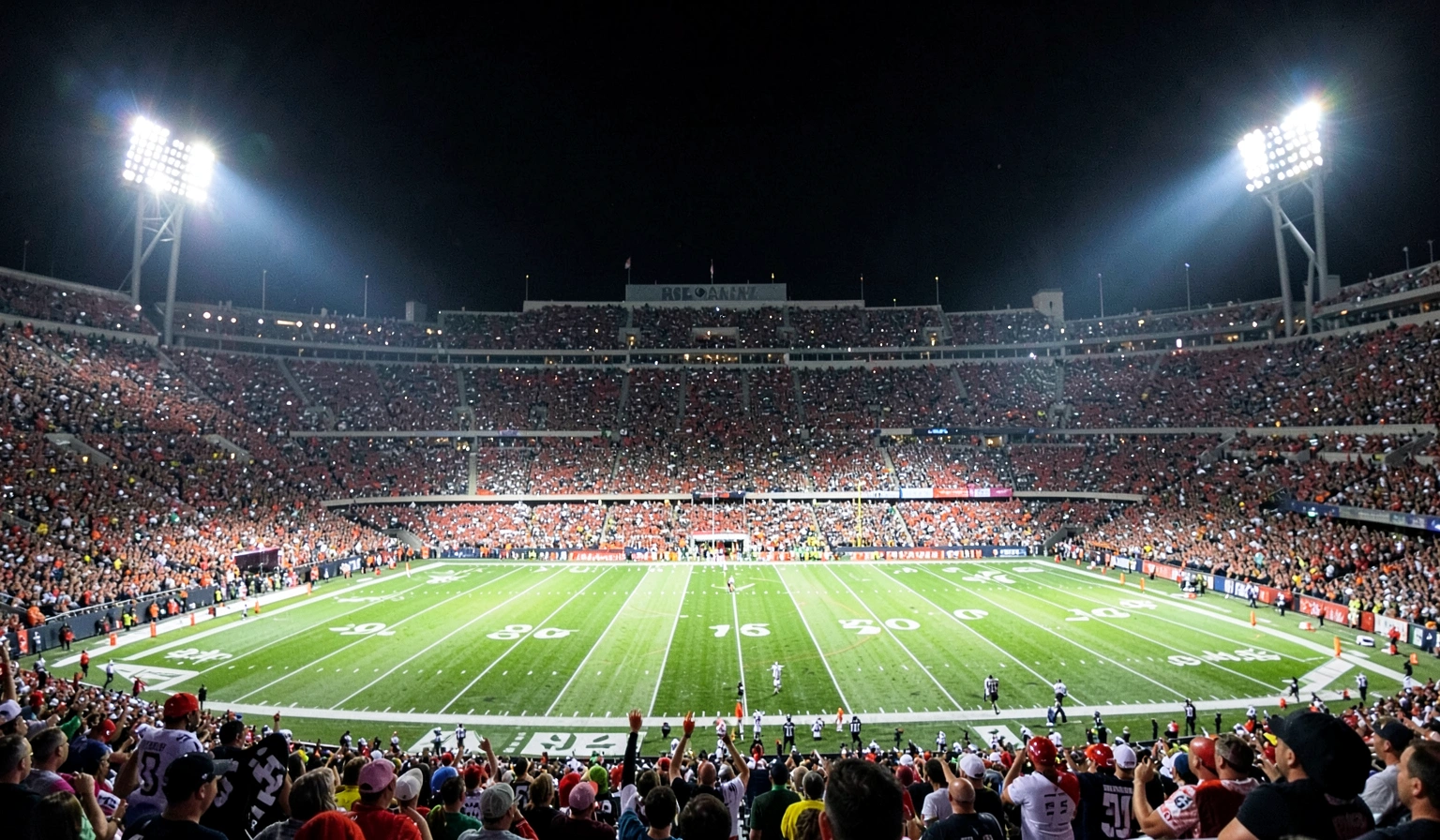 football background — stadium lights 3 (free download)