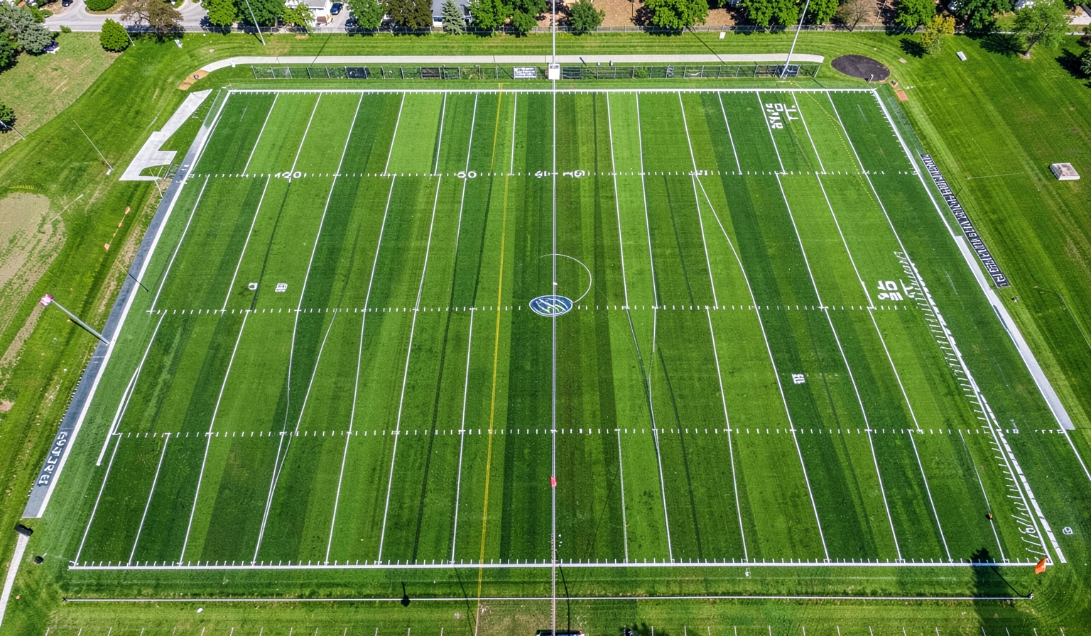 football field background — aerial 3 (free download)