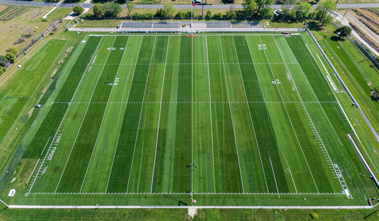football field background — aerial 4 (free download)