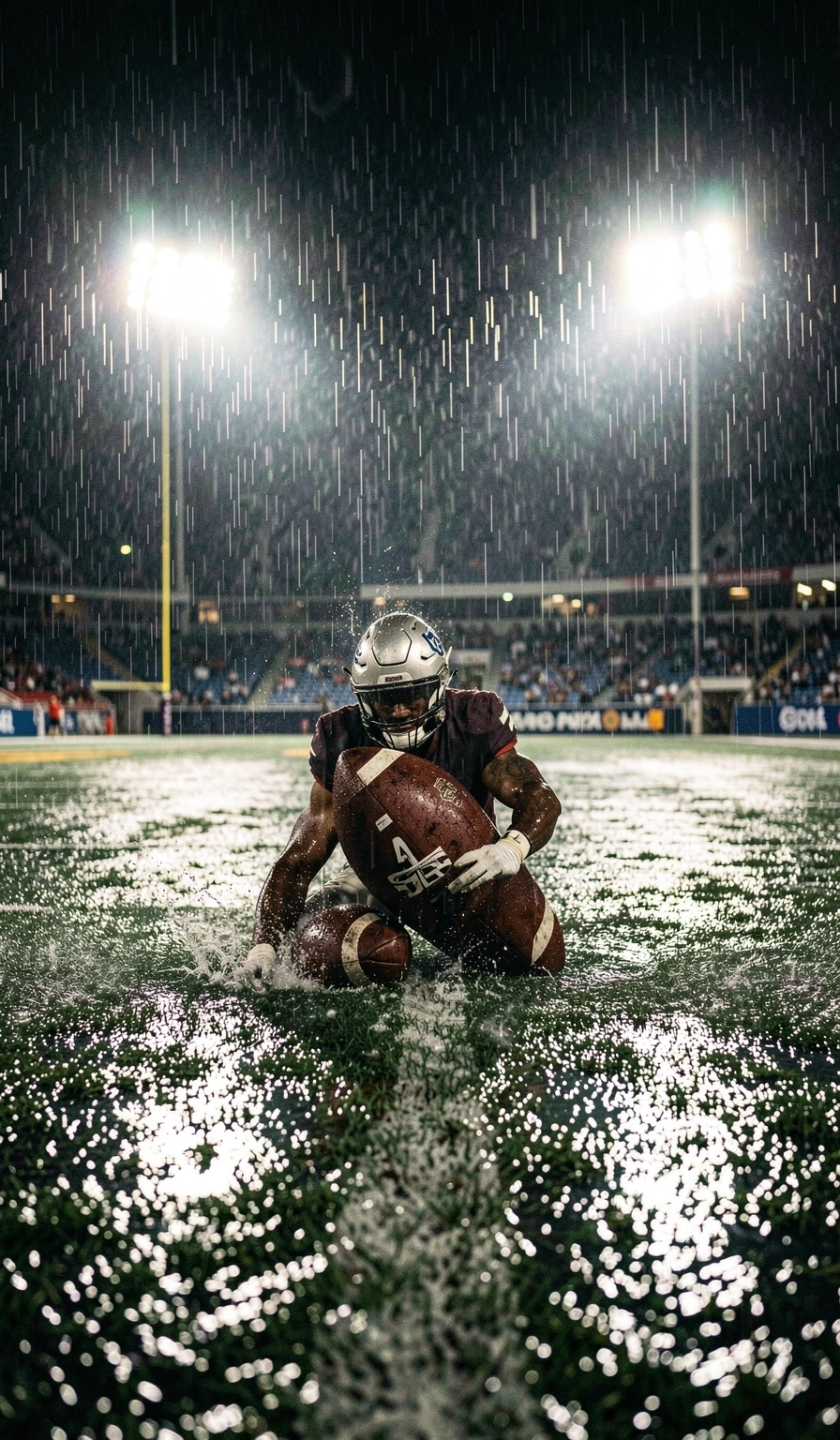 football wallpaper — rain night 1 (free download)