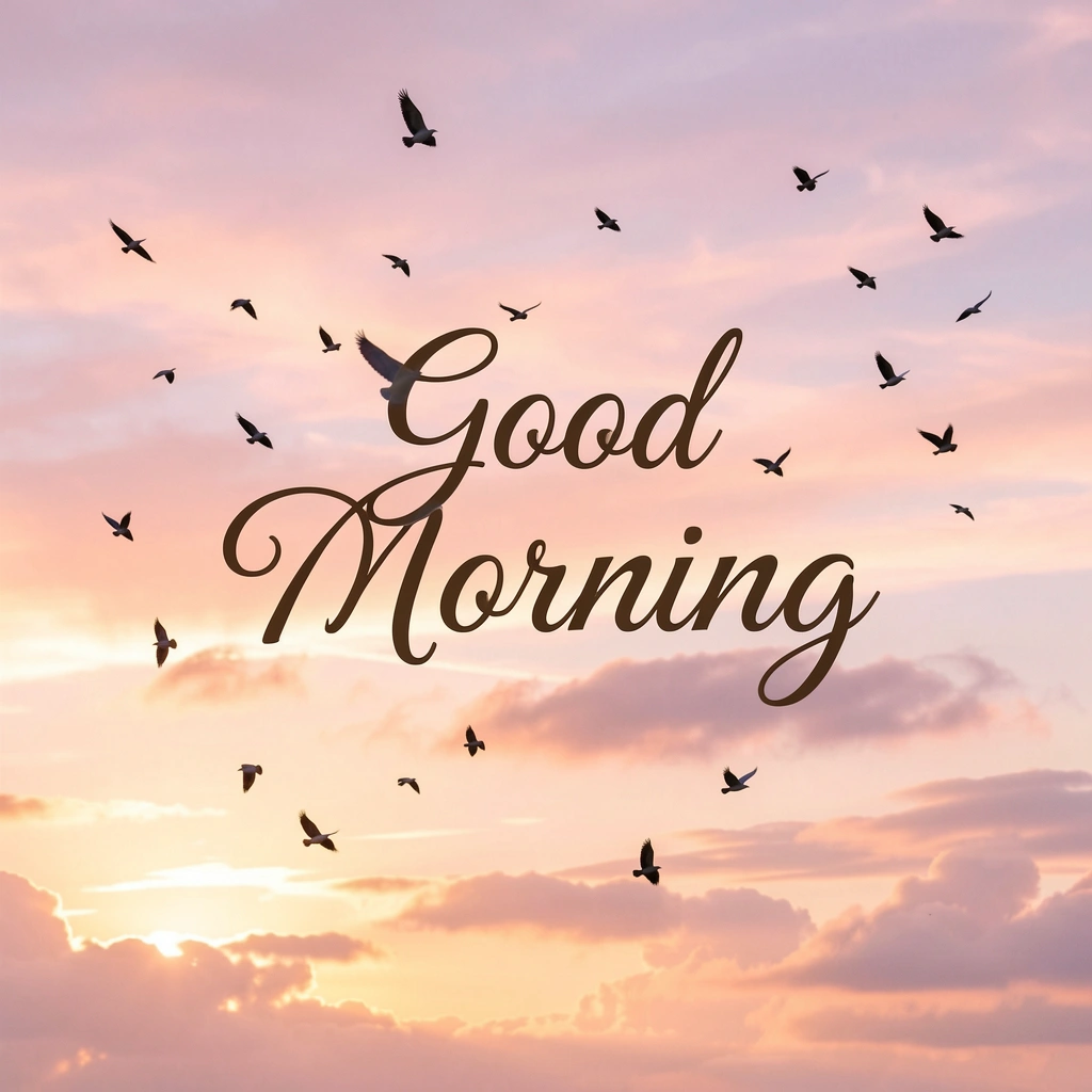good morning images — birds sky 2 (free download)