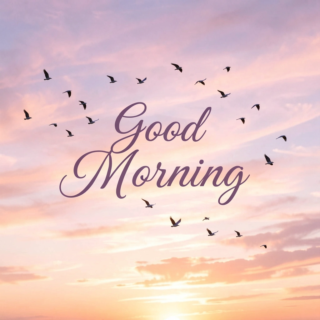 good morning images — birds sky 3 (free download)