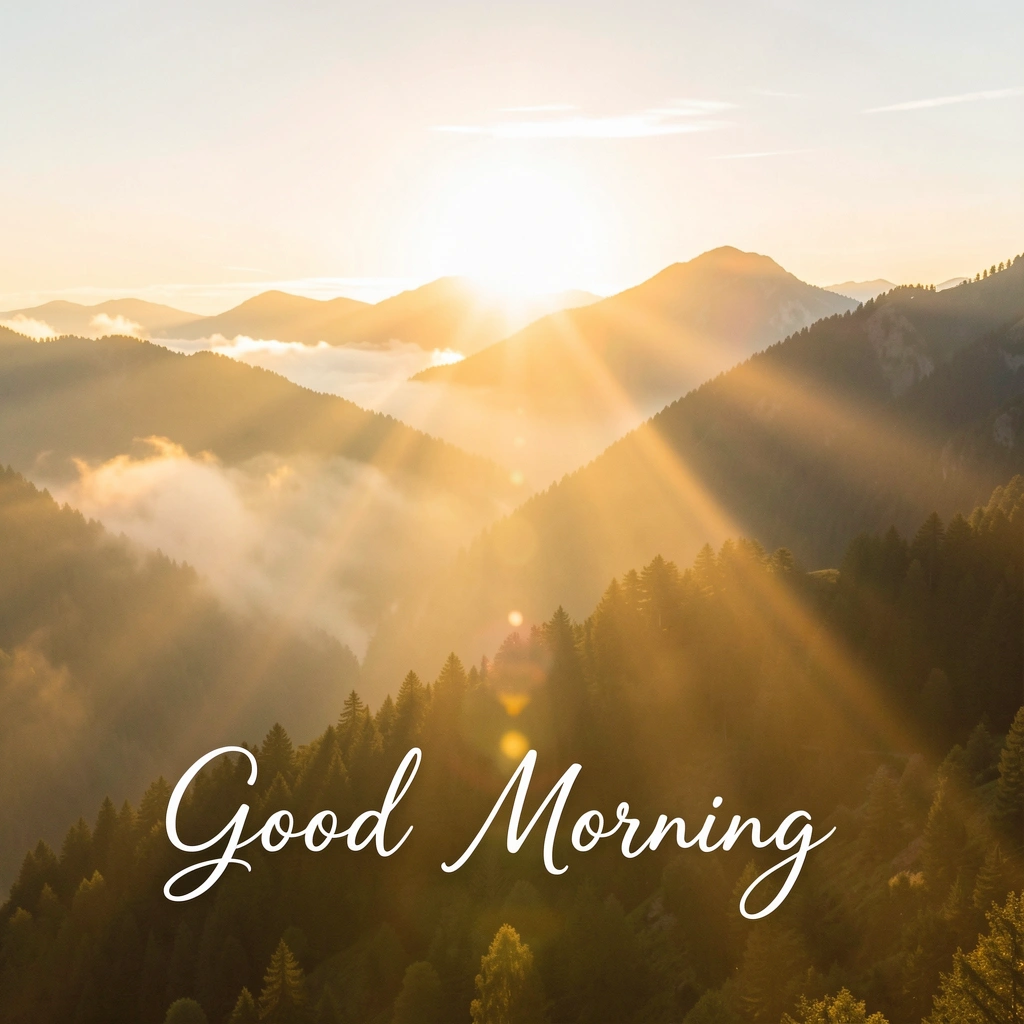 good morning images — mountain dawn 2 (free download)