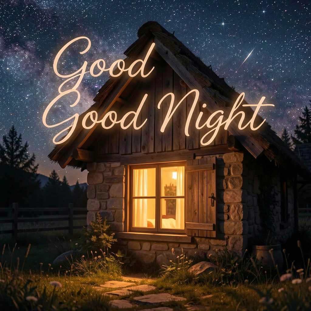 good night images — cottage 2 (free download)