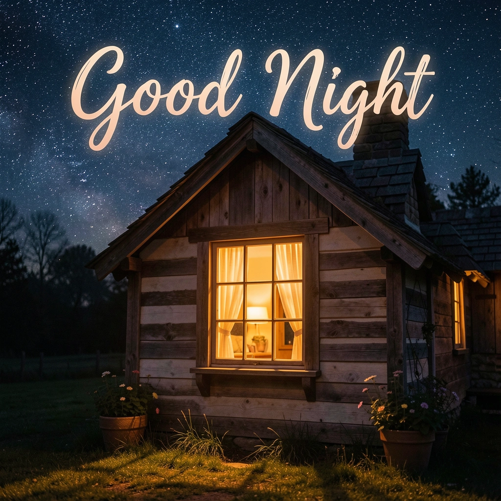 good night images — cottage 3 (free download)