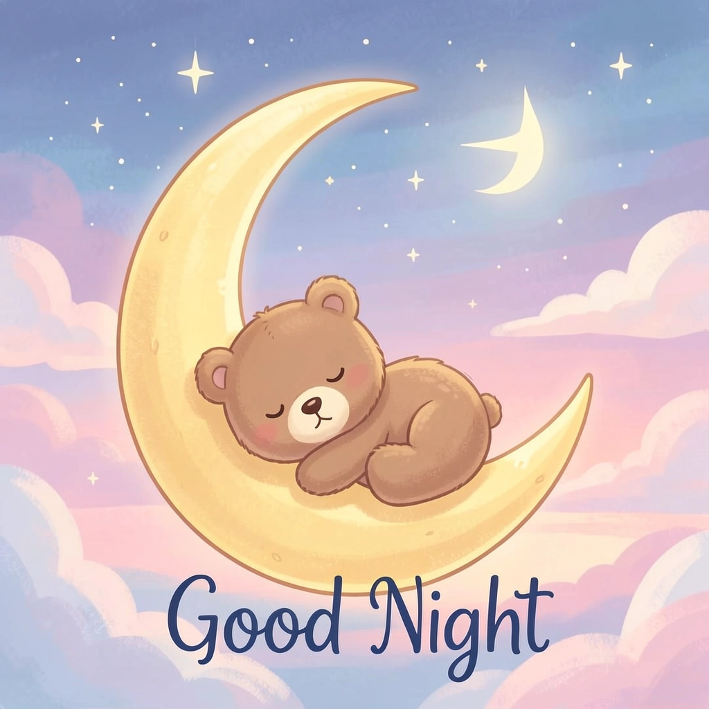 good night images — teddy 1 (free download)